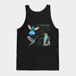 Animal facts - Hummingbird Tank Top